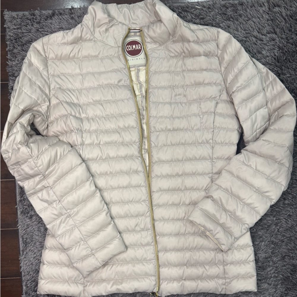 Women’s size 48 COLMAR Light Beige Puffer Jacket